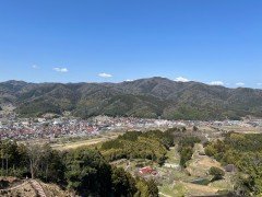 【写真4】七曲りを登りきっての景色